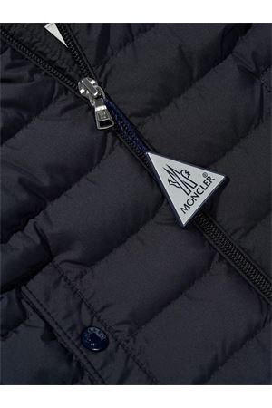 blue polyester jacket MONCLER KIDS | L19511A00024597YW778